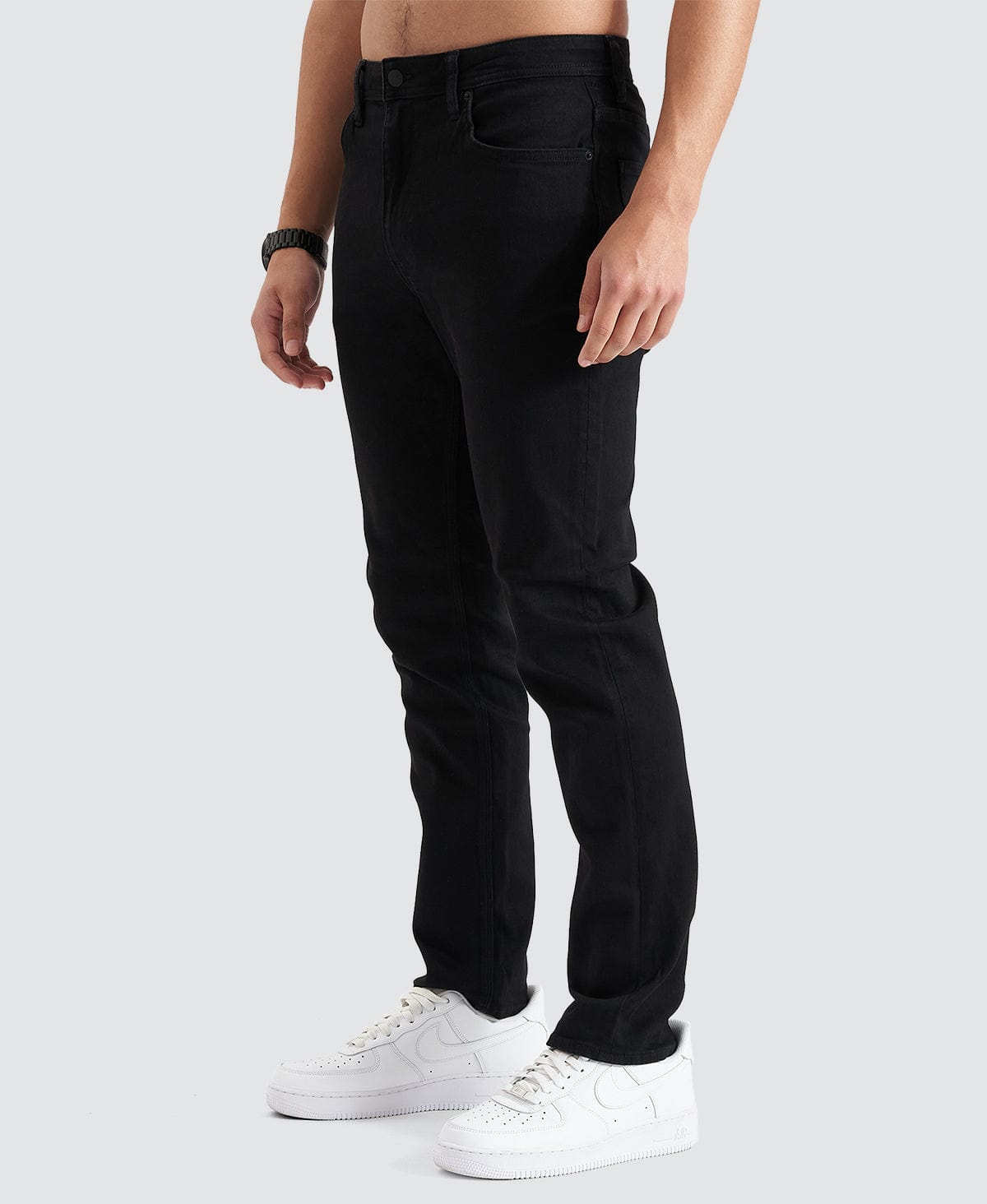 0-DEGREE Jeans Pants Stretch Denim for Men Black : Amazon.in: Fashion